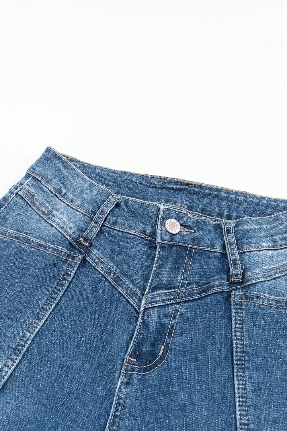 NYC High Waisted Bell Bottom Jeans - Vesteeto