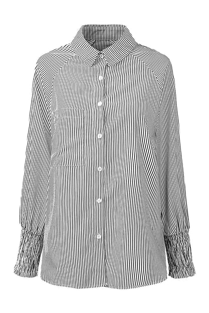 The Shirred Cuffs Shirt - Vesteeto