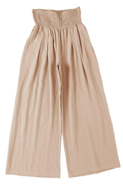 Waistband Wide Leg Pants 