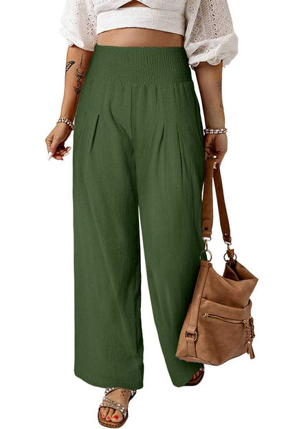 Waistband Wide Leg Pants 