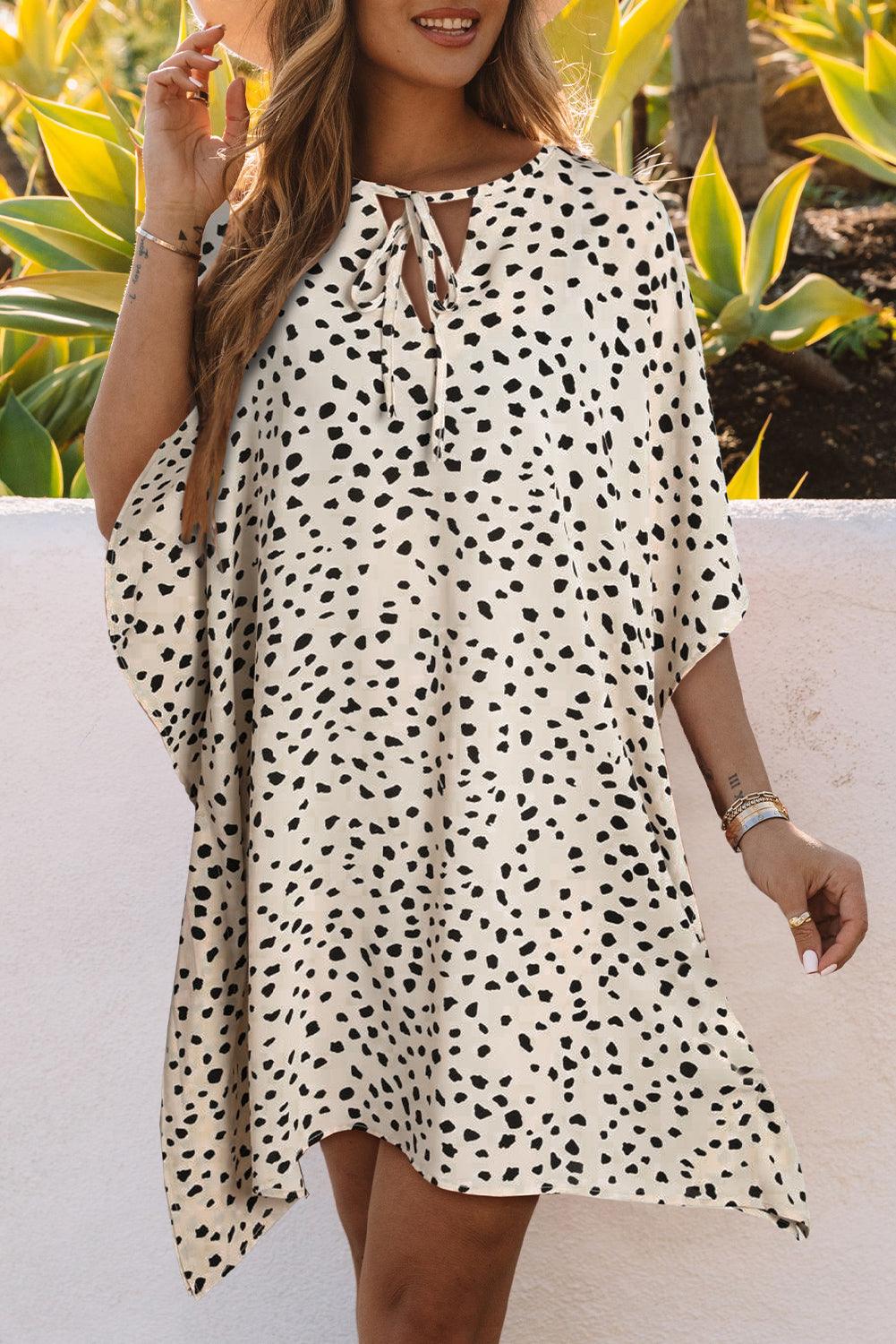 Keyhole Leopard Dress - Vesteeto