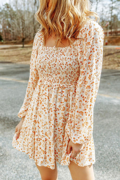 Boho Floral Dress - Vesteeto