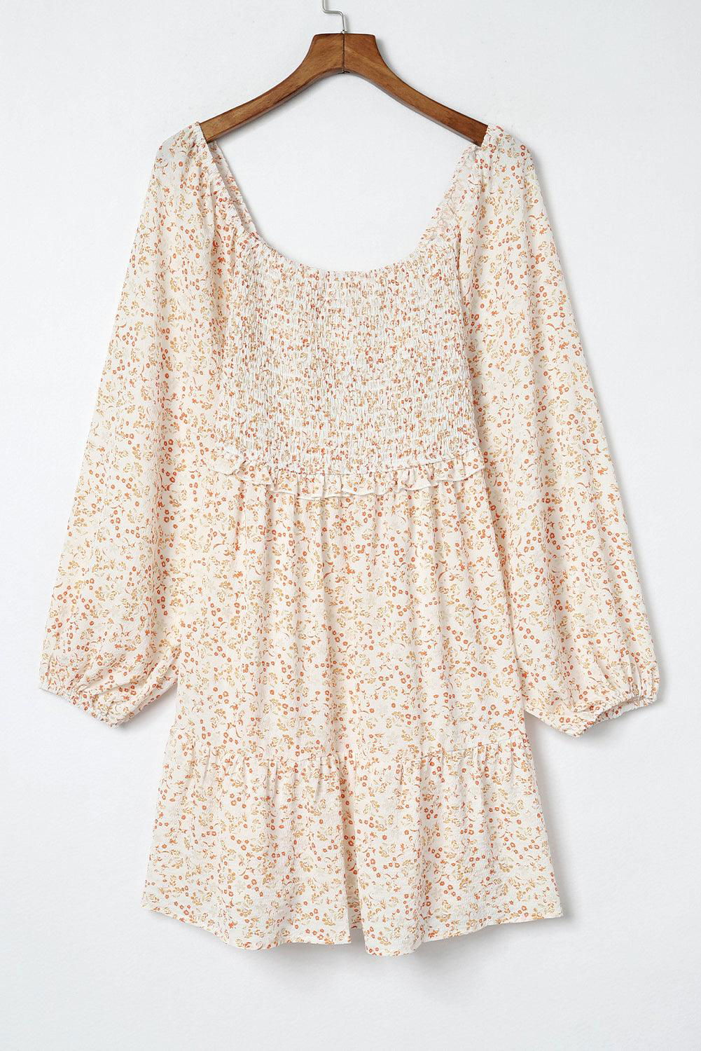 Boho Floral Dress - Vesteeto