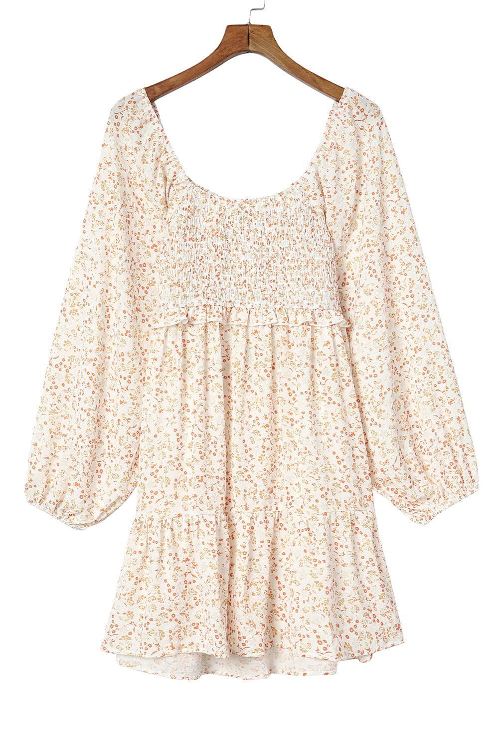 Boho Floral Dress - Vesteeto