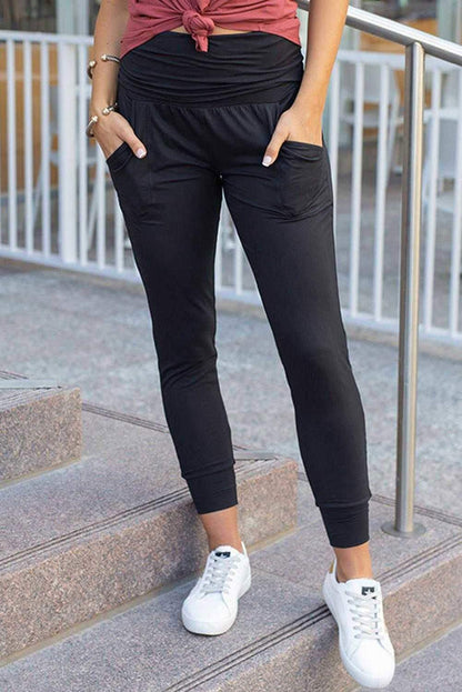 Camelina High Waist Leggings - Flattering & Comfy Fit 