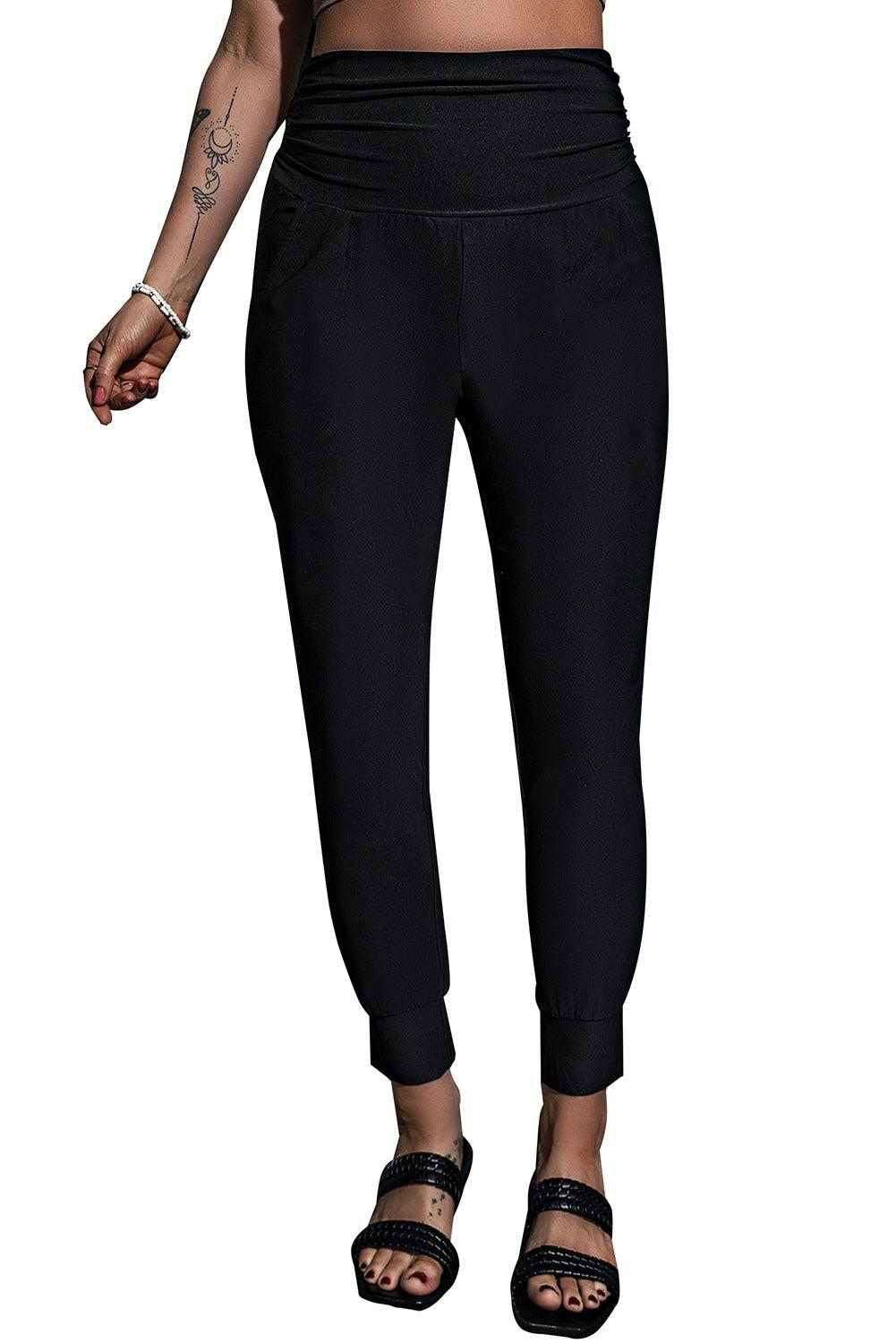 Camelina High Waist Leggings - Flattering & Comfy Fit 