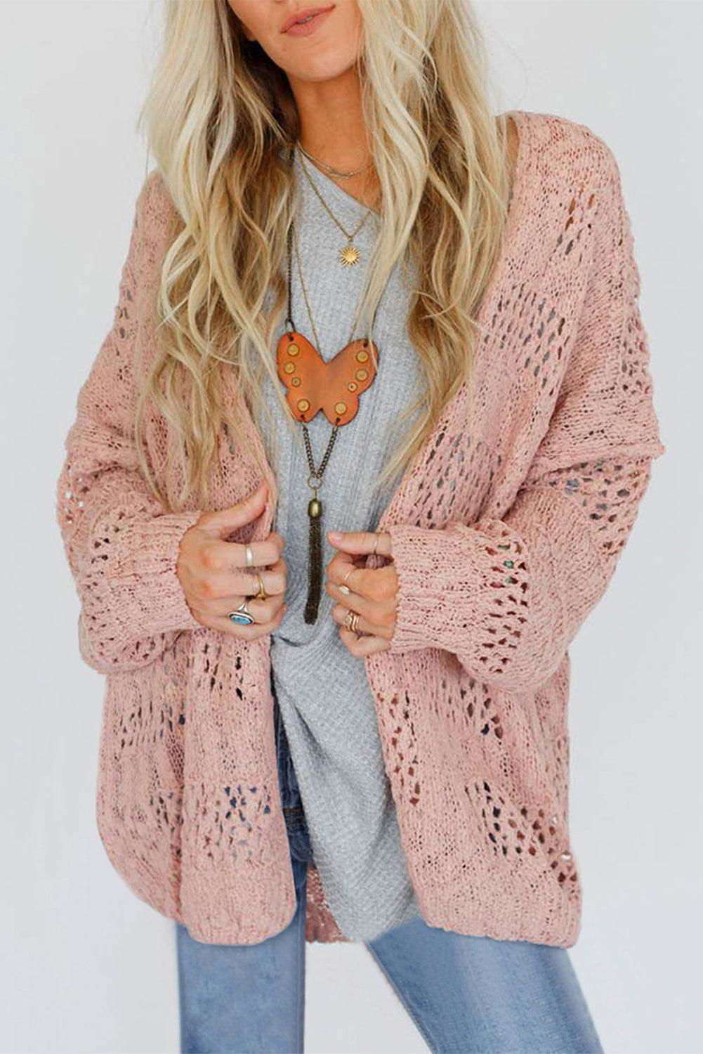 Casual Knit Cardigan - Vesteeto