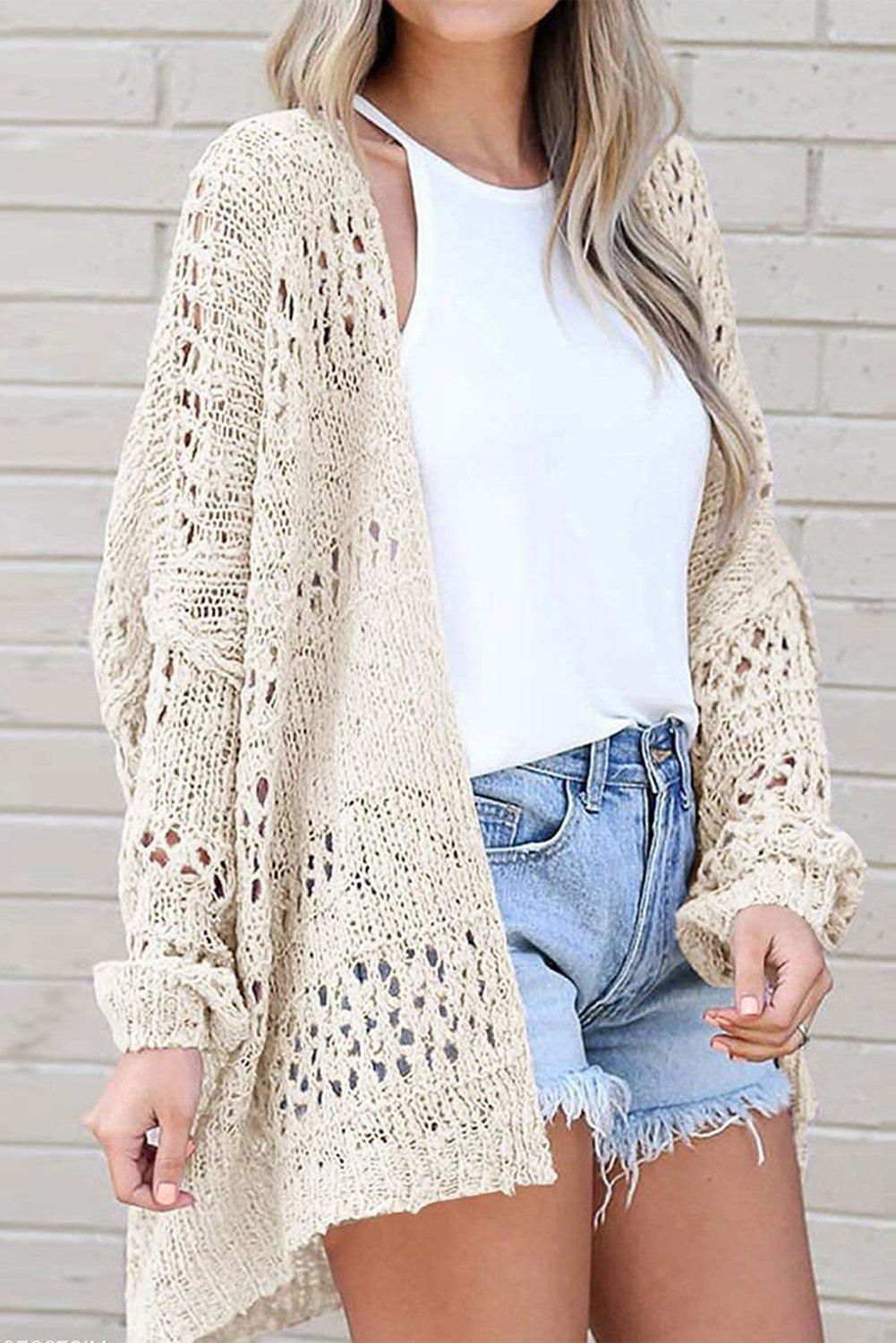 Casual Knit Cardigan - Vesteeto