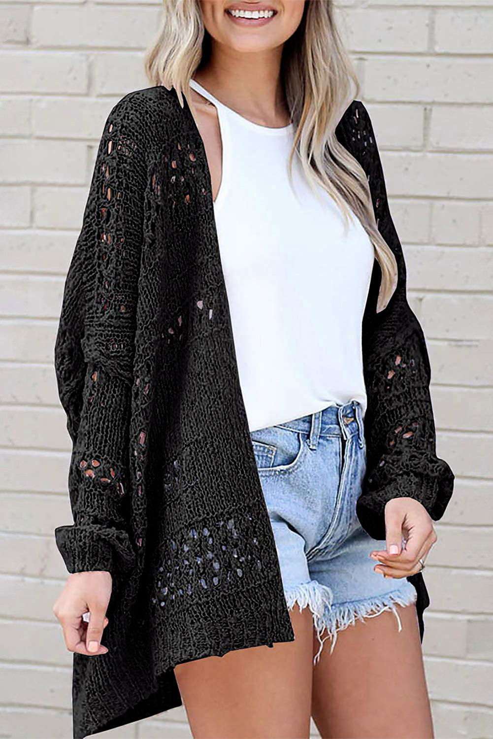 Casual Knit Cardigan - Vesteeto