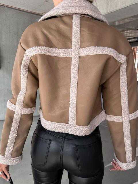 Collared Buckle Detail Jacket - Vesteeto