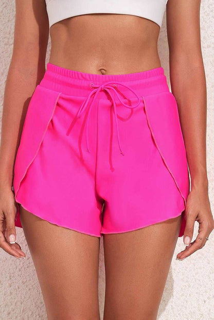 Drawstring Waist Swim Shorts - Vesteeto