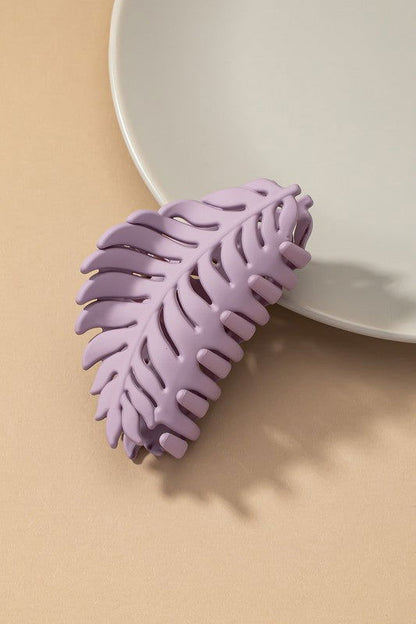 Feather shape hair claw clip - Vesteeto