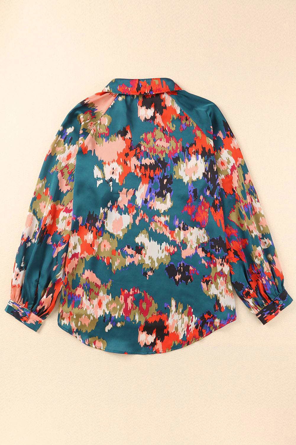 Graffiti Puff Sleeve Blouse - Vesteeto