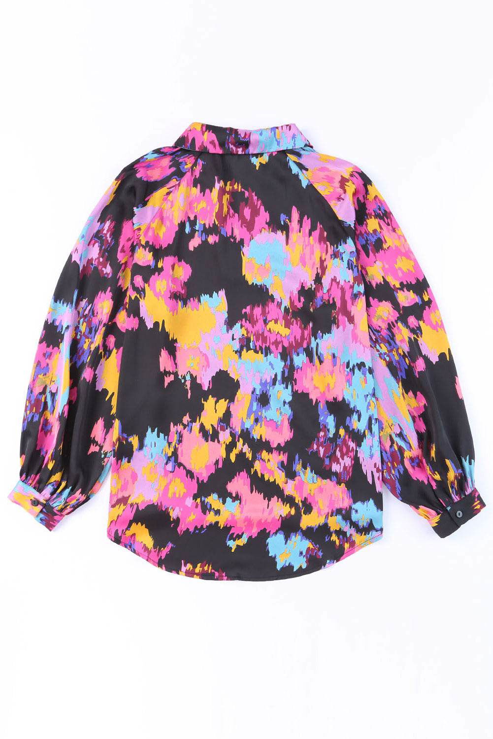 Graffiti Puff Sleeve Blouse - Vesteeto