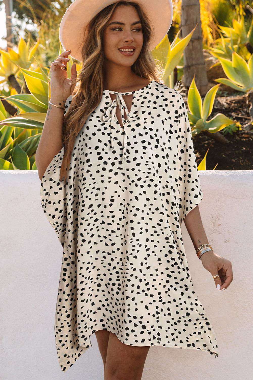 Keyhole Leopard Dress - Vesteeto