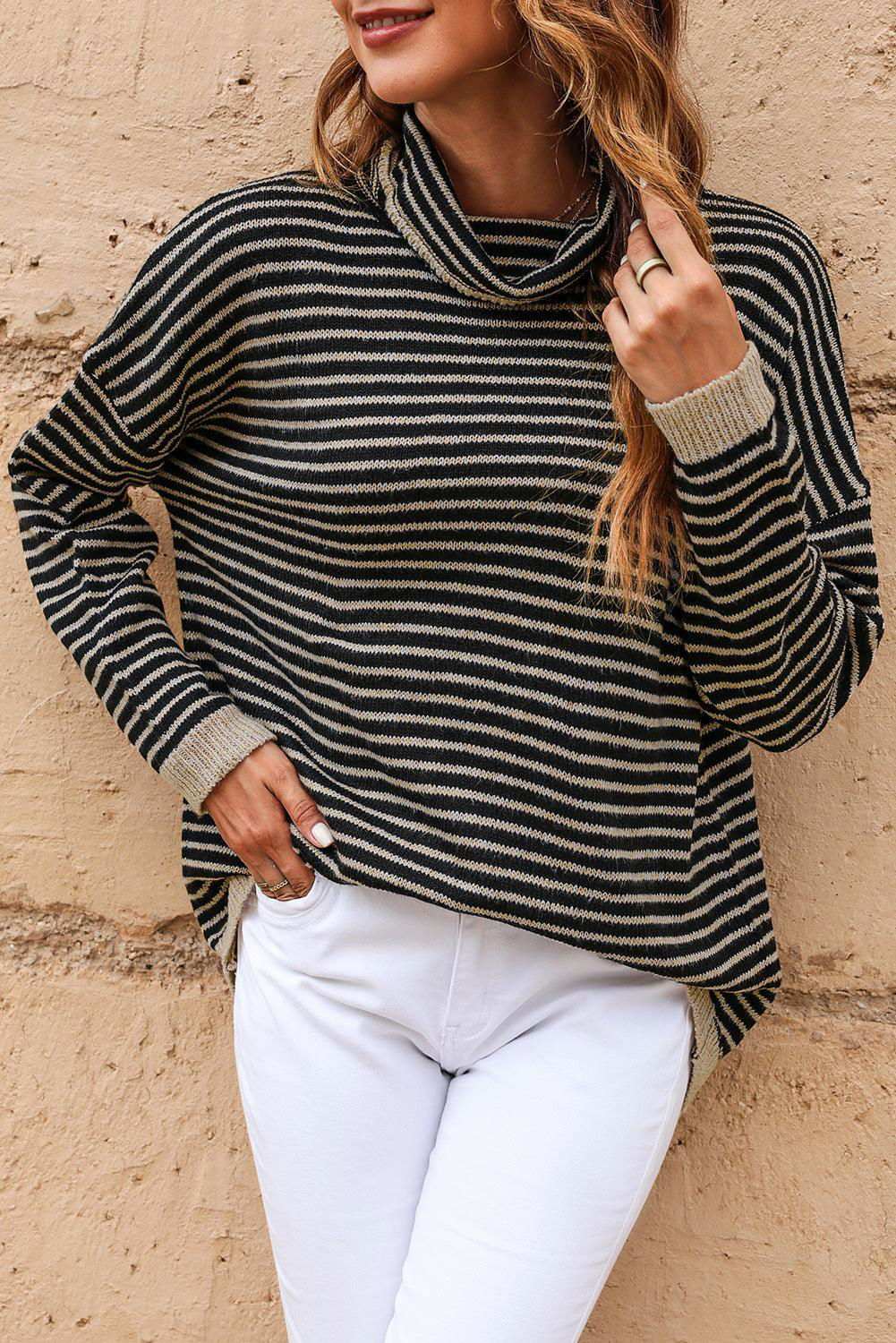 Mara Loose Neck Sweater - Vesteeto