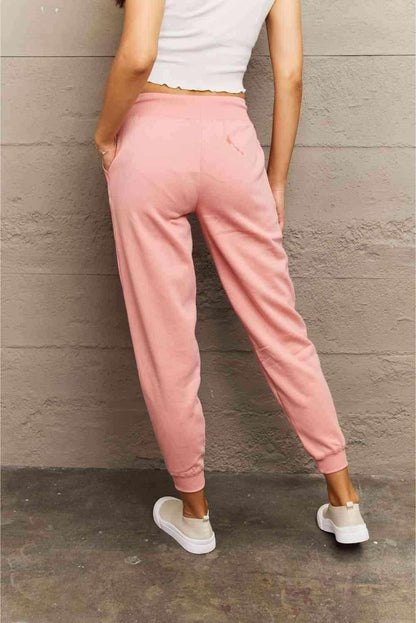 Ninexis Full Size Tie Waist Long Sweatpants - Vesteeto