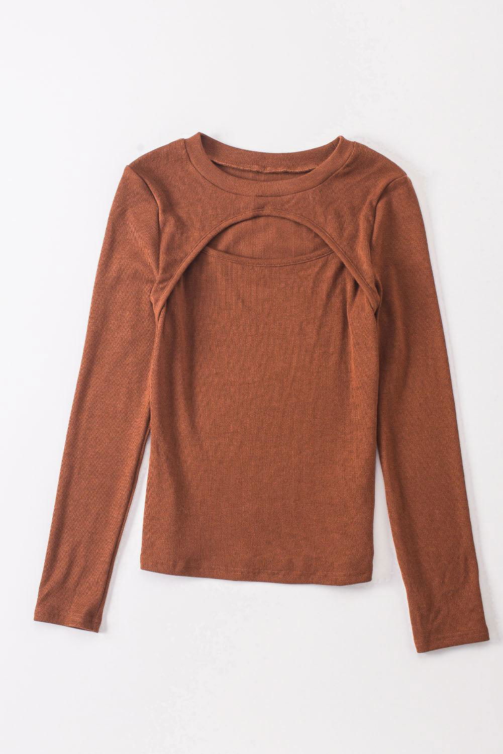 Peekaboo Long Sleeve Top - Vesteeto