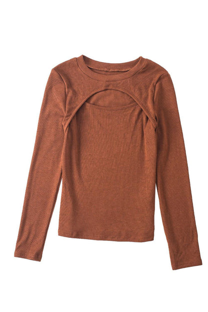 Peekaboo Long Sleeve Top - Vesteeto