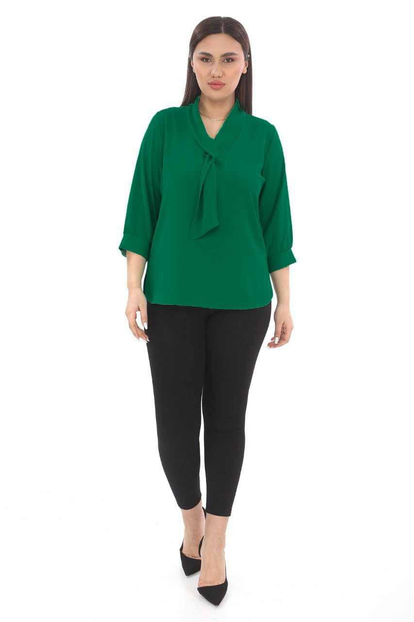 Plus Size Blouse Dressy Office Work Womens Tops 