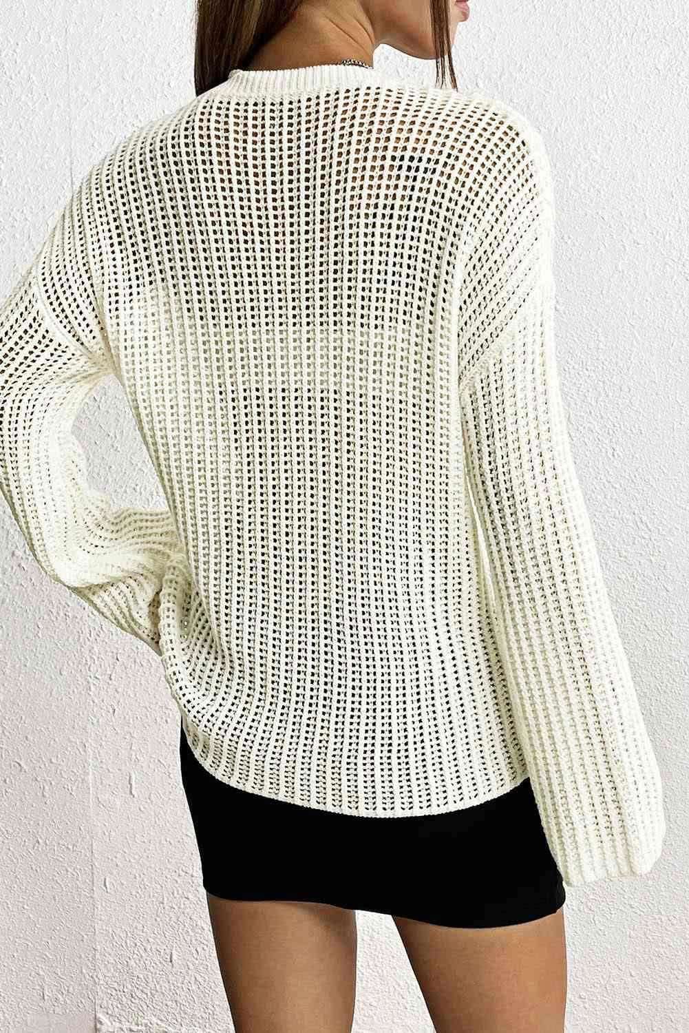 Star Rib-Knit Sweater 