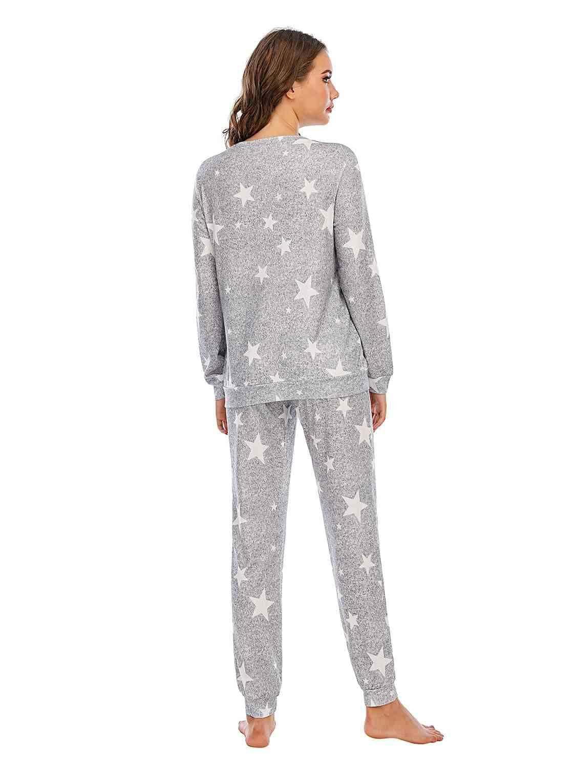 Star Top and Pants Lounge Set 