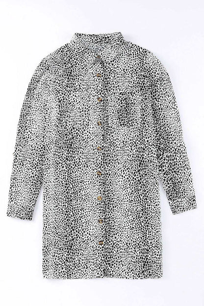 The Cheetah Shirt Dress 