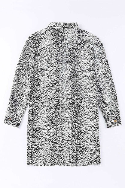 The Cheetah Shirt Dress 