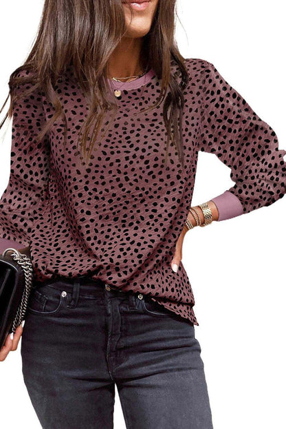 The Spotted Long Sleeve Top 