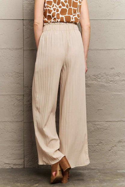 Tie Waist Long Pants 