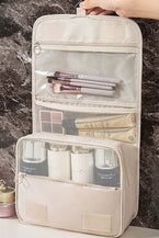 Apricot Multi - functional Make Up Organizer Travel Toiletry Bag - Vesteeto