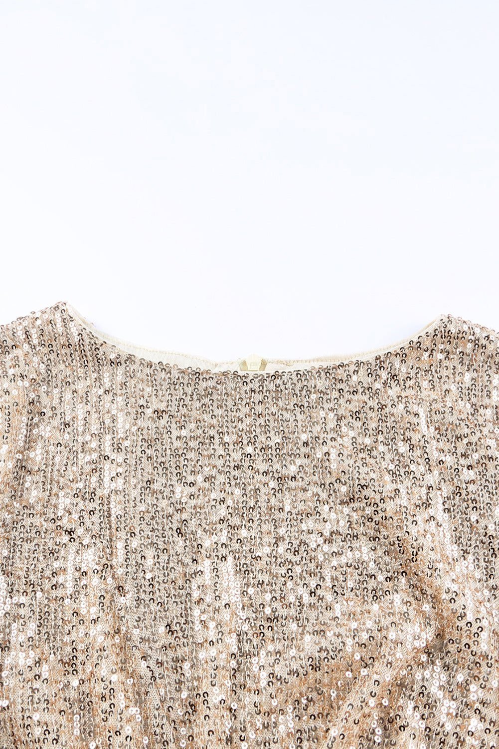 Apricot Party Twist Knot Bodycon Sequin Dress - Vesteeto