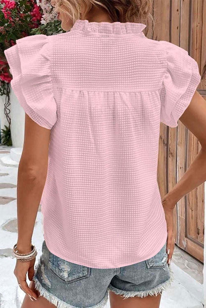 Basic Ruffles Blouse - Vesteeto