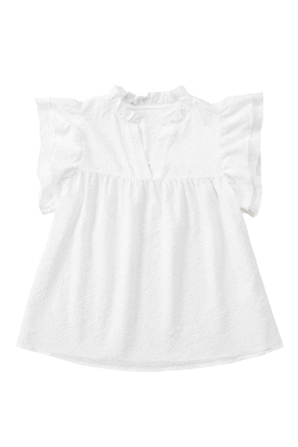 Basic Ruffles Blouse - Vesteeto