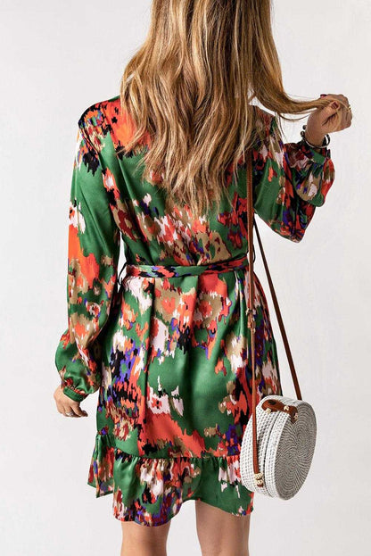 Flounce Hem Dress 