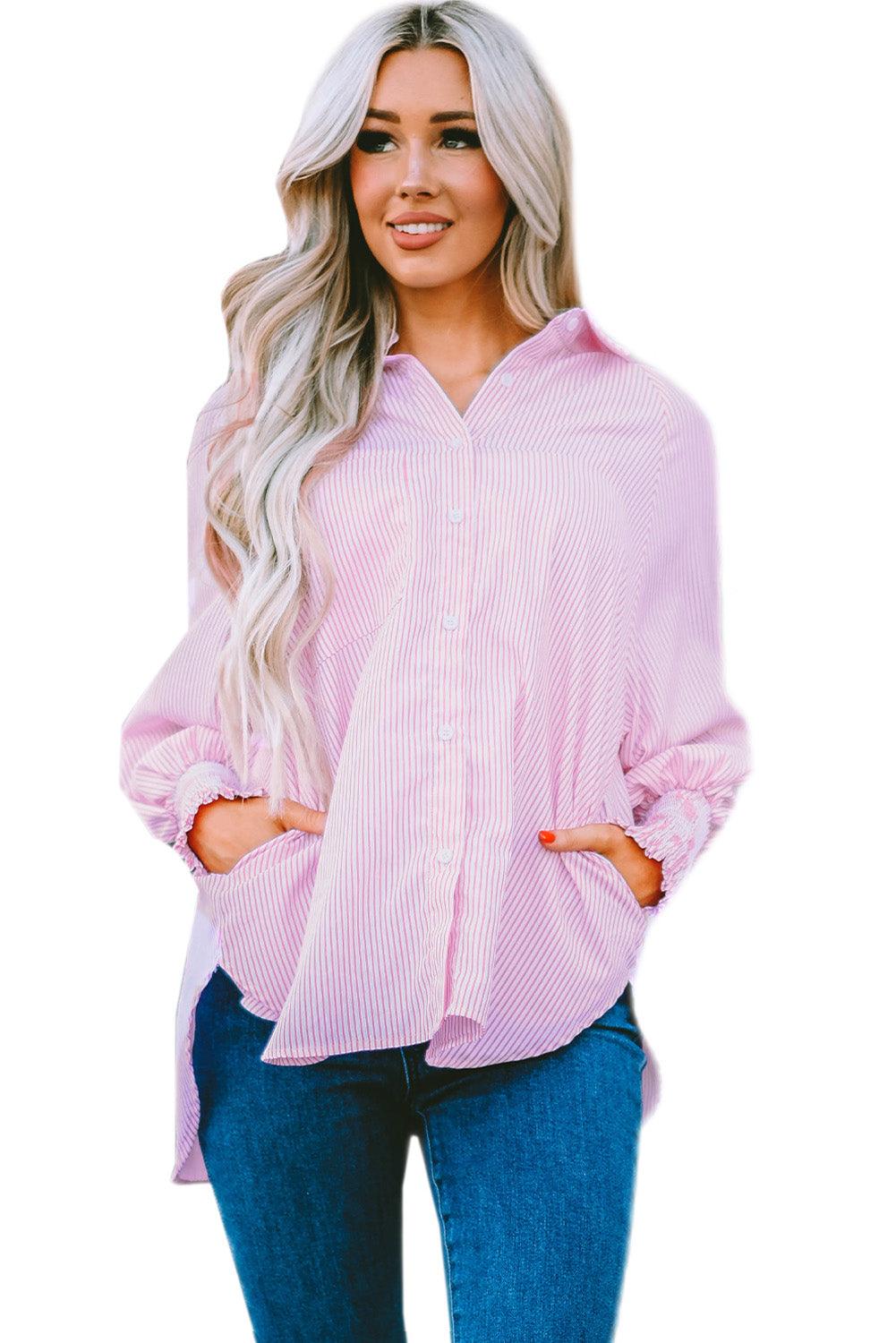 The Shirred Cuffs Shirt - Vesteeto