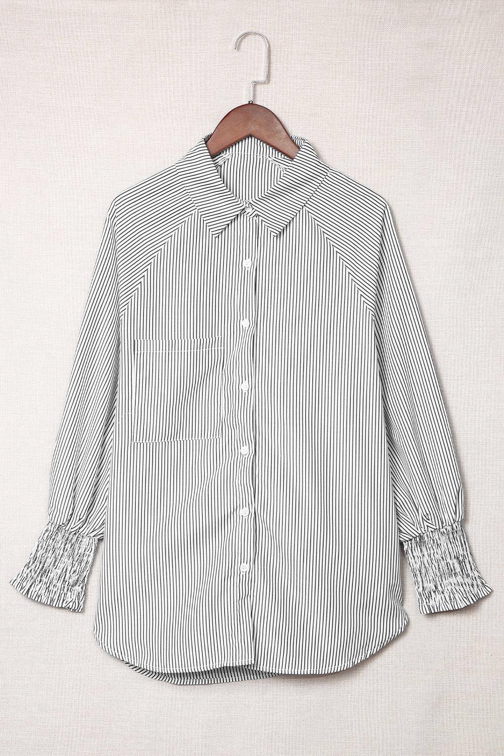 The Shirred Cuffs Shirt - Vesteeto