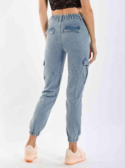 Full Size Buttoned Jeans - Vesteeto
