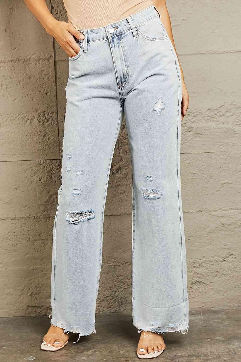 BAYEAS High Waist Flare Jeans - Vesteeto