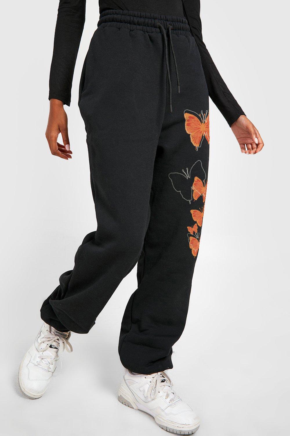Simply Love Full Size Butterfly Graphic Sweatpants - Vesteeto